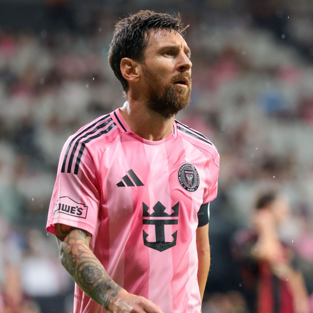 Lionel Messi durante un partido con el Inter Miami